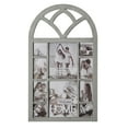 thumbnail image 5 of Crystal Art Gallery Gray Distressed Arched Window Pane Wall Hanging Decorative Photo Collage Picture Frame - 31.5" x 18", 5 of 6