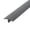 Storm Gray, variant on Outwater T-Molding 3/4 Inch Black Leatherette Embossed Flexible Polyethylene Center Barb Tee Moulding 25 Foot Coil