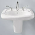 thumbnail image 4 of American Standard Murro Wall Hung Bathroom Sink with Overflow and Center Hole Only in White, 4 of 5