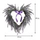 thumbnail image 3 of Corona de lavanda artificial en forma de corazón, decoración colgante para puerta de entrada de boda para Navidad y San Valentín, 3 of 4