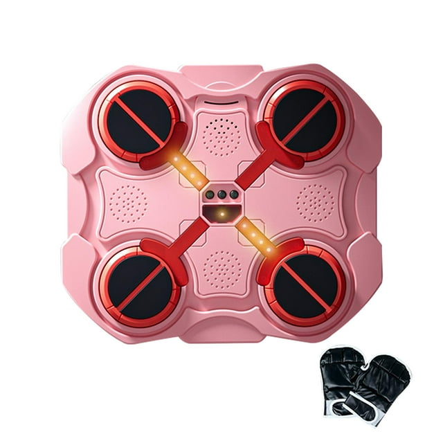 Máquina de boxeo musical Sharpla Entrenador electrónico para kickboxing Fitness Karate Rosa