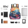 thumbnail image 4 of Fotbe Colorful Whimsical Earth Mochila Ligera para Hombres y Mujeres - Duradera y Resistente al Agua, Ideal para Escuela, Trabajo, Viajes y Uso Diario, 4 of 7