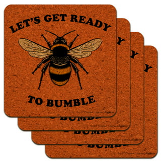 Newsparkle Bee Coasters, Farmhouse Coasters, Coasters for Drinks, Honey Bee  Coasters Set of 6, Bumblebee Kitchen Decor, Bee Decor,4x4 inch - Imported  Products from USA - iBhejo