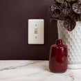 thumbnail image 3 of Amerelle 3000TTW Metro Wallplate, 2 Toggle, Ceramic, White, 1-Pack, 3 of 3