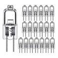thumbnail image 1 of 40pcs G4 12v 20w Halogen Lamp G4 12v Bulb Inserted Beads Crystal Lamp Halogen Bulb 20w 12v Halogen Bulbs, 1 of 5