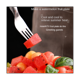 thumbnail image 5 of 1 cortador de sandía 2 en 1 con tenedor, cortador de sandía de verano, cuchillo para cortar en cubos con tenedor de fruta de acero inoxidable de doble cabezal, 5 of 7