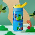 thumbnail image 7 of Kids Water Bottle with Straw - Garten of Banban 16.9 Oz Stainless Steel Travel Cup Vacuum Insulated Water Bottles for Boys Girls, 7 of 7