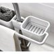 thumbnail image 5 of Escurridor con accesorio para grifo para guardar esponjas y jabón Organizador funcional para fregadero de cocina, 5 of 7
