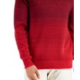 thumbnail image 3 of Alfani Mens Ombre Striped Sweater Scarlet Red L, 3 of 3