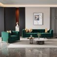 thumbnail image 2 of Light luxury velvet cloth sofa small household modern simple American science and technology cloth Nordic living room sofa My Lux Decor Round, 2 of 9
