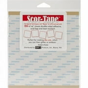 Scor-Pal SPC210 Scor-Tape Sheets, 6 by 6-Inch, 5-Pack