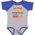 thumbnail image 3 of Inktastic Pitbull Terrier Loved by a (Dog Breed) Boys or Girls Baby Bodysuit, 3 of 5