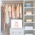thumbnail image 6 of Pink Princess Castle on Clouds Large Lidded Storage Bin Foldable Storage Boxes Cubes Baskets Lids with 2 Handles for Home Bedroom Office 16.5x12.6x11.8inch, 6 of 7