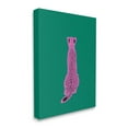 thumbnail image 3 of Stupell Industries Pink Cheetah on Green Animals & Insects Painting Gallery Wrapped Canvas Art Print Wall Art, 36 x 48, 3 of 8