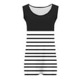 thumbnail image 6 of TKYCMSUAKI Plus Size Tank Tops for Women Trendy Curved Hem Sleeveless Shirts Color Block Striped Round Neck Blouses Oversized Outdoor Vacation Tee, 6 of 7