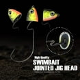 thumbnail image 3 of Reaction Tackle Tungsten Swing/ Swimbait Jig Heads, 3 of 9