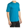 thumbnail image 4 of Mafoose Men's Active T Shirts Crew Neck High Visible Sun Protection Cool Dry Fit Athletic Workout Running T-Shirts Atomic Blue 3XL, 4 of 8
