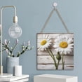 thumbnail image 5 of White Daisy Wooden Sign Hanging Wood Plaques Spring Wall Decor Garden Sign Colorful Daisy Hanging Sign for Home Decor Office Kitchen Housewarming Gift 12x12 Inch, 5 of 8