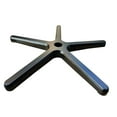 thumbnail image 2 of Remplacements de Base de Chaise de Bureau Accessoires 70 cm Alliage d'Aluminium Professionnel Robuste Sans Roulette pour Chaise de Jeu Pièce Inférieure Universelle Noir, 2 of 8