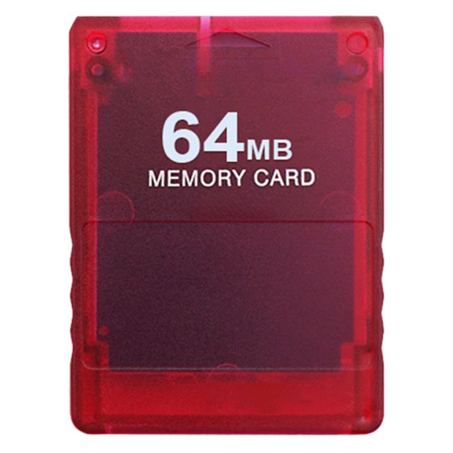 Ndcxsfigh Tarjeta Memoria Mcboot Gratuita para Playstation2 para Consola Juegos PS2 (rojo 64 MB)