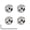 Silver (4 pcs), variant on LOOKSEVEN 1PCS Dice Shape Metric 6mm Guitar Knobs Volume Tone Control Knobs with Allen Key for Electric Guitar - Silver