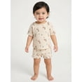 thumbnail image 2 of Bambi Baby Girls Faun Friends Textured Knit Top and Ruffle Shorts Set, 2-Piece, Sizes 0M-24M, 2 of 8