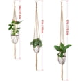 thumbnail image 2 of Indoor Hanging Planter Holder, Plant Hangers – 6 Packs, 3 Sizes, 2 of 5