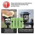 thumbnail image 4 of (16-Pack)Solar Light Batteries AA NiCd AA 800mAh 1.2V Rechargeable for Garden Lights Remotes Mice, 4 of 6