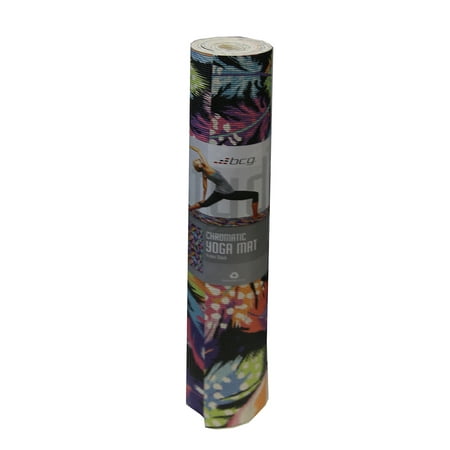 BCG 4mm Thick - Yoga Mat - 24x68 - Feather Chromatic