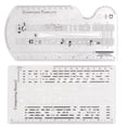 thumbnail image 1 of Modèle de Composition d'Écrivain de Chansons, Règle de Dessin sur Bâton, Outil de Notation de Composition d'Écrivain de Chansons, Symboles de Compositeurs, 1 of 7