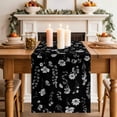 thumbnail image 2 of Table Runner 72 Inches Long for Kitchen Dining, Black Spring Floral Dresser Scarf Farmhouse, Dining Table Decorations for Wedding/Parties, Flowers Botanical Elegant Pastoral 18 x 72 In, 2 of 8