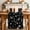 Black, variant on Grey Spring Floral Table Runner - 60 Inch Long Flowers Botanical Elegant Pastoral Cotton and Linen Blended Dress Scarves Farmhouse Table Runner for Kitchen Dining, Coffee Table, 13" x 60"
