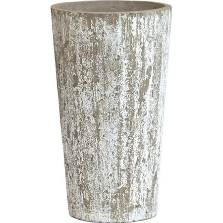 Plant Stand DOVETAIL ESSEX Natural With Wash Light-Weight Concrete Mix N