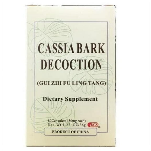 Cassia Bark Decoction (Gui Zhi Fu Ling Tang) 450mg (80 Capsules)