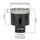 thumbnail image 4 of M14 Thread Dry Vacuum Brazed Marble Masonry Hole Saw Opener Diamond Drilling Core Bit for Ceramic Tile Marble, 4 of 5