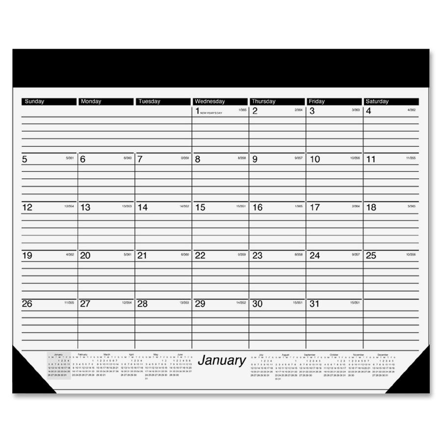 AtAGlance Refillable Desk Pad Calendar