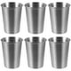 thumbnail image 1 of WORGEOUS 6 tazas de agua de acero inoxidable, tazas de café, tazas para beber, tazas de vino para acampar, 1 of 7