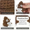 thumbnail image 2 of Poo Cute Crochet Potato Toy With Inspirational Quote Card, Ideal Novelty Gag Gift For Friends, Birthdays, Home Decor, Teachers, & Fall Celebrations. U, 2 of 3