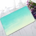 thumbnail image 1 of YUSDECOR Mint Green Yellow Painted Summer Holiday Vertical Home Decor Floor Mat Area Rug Doormat Size 18x30 Inches, 1 of 1