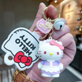 thumbnail image 1 of YIXINGCHEN Hello Kitty Cartoon Character Silicone Keychain - Cute Backpack Accessory and Ideal Holiday Gift YSK1110A-254, 1 of 3