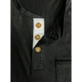 thumbnail image 6 of Cilcicy Men Casual Long Sleeve Henley Undershirts Tops, 6 of 8