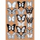 thumbnail image 3 of 18 Pzas Calcomanías De Mariposa 3D DIY Para Pared/Calcomanía De PVC/Decoración De Habitación/Casa, 3 of 4