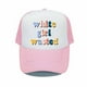 thumbnail image 2 of White Girl Wasted Snapback Cap Funny Party Dance Frat College Baseball Caps Rainbow Colors Letter Printed Trucker Cap Hats YP06756-60cm for adult Gao Jinjia LED, 2 of 2
