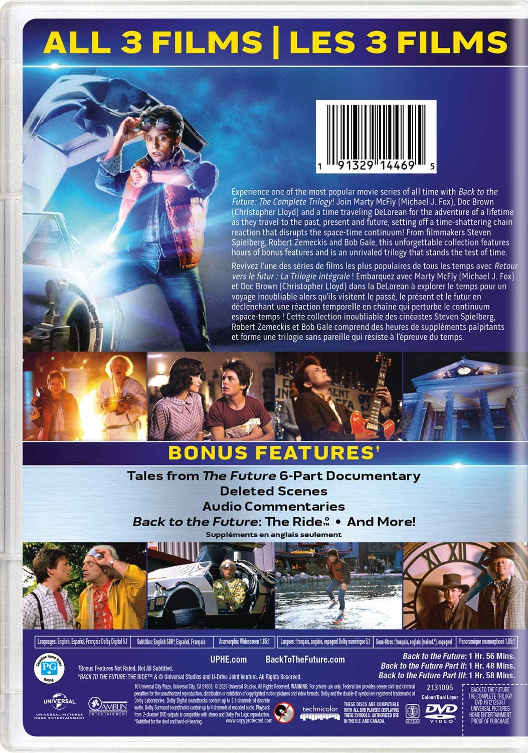 BTTF 35AED DVD - FRENCH