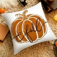thumbnail image 2 of Yhmxh Fall Pillow Covers Maple Leaf Pumpkin Decorative Throw Pillow Cover 18 x 18 inches, Autumn Pumpkin Porch Patio Thanksgiving Pillowcase, Harvest Seasonal Sofa Couch Cushion Case Home Decor, 2 of 6