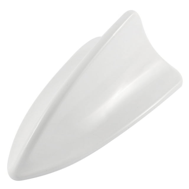 Autoadhesiva Blanco Antena de Techo para Coche Forma Aleta 15,5cm