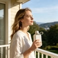 thumbnail image 4 of 240ml Slim Flat Pocket Water Bottle With Detachable Silicone Portable Travel Pocket Flask Juice Alcohol Mini Drinking Bottle, 4 of 4