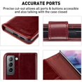 thumbnail image 4 of Galaxy S21 FE 5G Wallet Case,6.4 inch,MONASAY [Included Screen Protector][RFID Blocking] Flip Folio Leather Cell Phone, 4 of 5