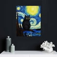 thumbnail image 4 of Nawypu Vincent Van Gogh On Canvas Poster Funny Animal Poster Canvas 90s Wall Art Room Aesthetic Posters, 4 of 4