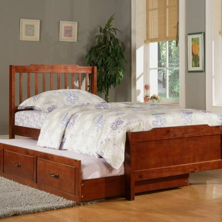 Albion Trundle Bed - Mahogany